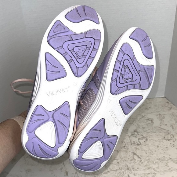 VIONIC Agile Jojo Ombré Lace Up Running Shoe Pastel Lilac - Picture 14 of 16